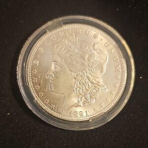 1881 Morgan Silver Dollar - Classic Silver Coin
